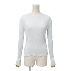■美品■Rene ルネ ニット サイズ36 セーター ショート丈 ロールカラー 飾りボタン スリット【おすすめ】 ブランド古着【中古】20240808/RA0864 □美品□Rene ルネ ニット サイズ36 セーター ショート丈 ロールカラー