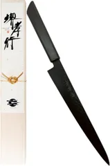 KitcheNavi 堺孝行 プロの料理人が愛用する包丁ブランド 朗黒 筋引き 240mm V金10号 vg10 青木刃物製作所 型番r24004のサムネイル