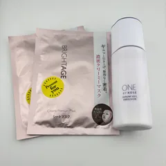 ONE BY KOSE ワンバイコーセー セラムヴェール エマルジョン 高保湿乳液 / BRIGHTAGE ブライトエイジ クリーミープレミアム マスク ハリ美白シートマスク BCPマスクa