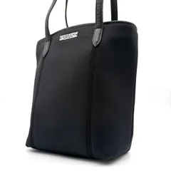 【美品】COACH y2k signature leather totebag コーチ シグネチャー レザー＆ウレタン素材 ブラック 肩掛け トートバッグ 0934