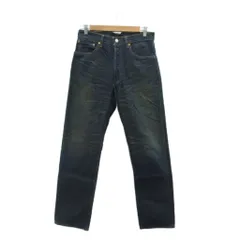 リーバイス Levi's 501 デニムパンツ ジーンズ ストレート ロング丈 W31 L32 インディゴ ウォッシュ加工 /SM25 ■ECB001