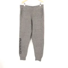 美品 1PIU1UGUALE3 ウノピュウノウグァーレトレ 113 WAPPEN RIB（MRK276 WOL166） ジョガーパンツ V L相当 メリノウール100% ワッペンリブ ニット ウェア メンズ AU4173A90