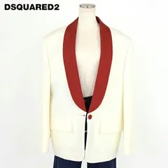 ディースクエアード DSQUARED2 レディース テーラードジャケット バイカラーロゴポイントジャケット ホワイト系  （サイズ/36/38）ds0007
