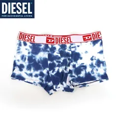 ディーゼル DIESEL【訳あり】メンズ ボクサーパンツ インナー・下着 ロゴウエスト×タイダイボクサーパンツ ブルー系  （サイズ/XL）am3011