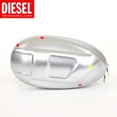 ディーゼル DIESEL【訳あり】レディース クラッチバッグ Dポイントメタルカラーカプセル型クラッチバック シルバー系  （サイズ/UNI）al3011