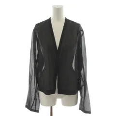 マルティニーク martinique カーディガン 黒 ブラック 長袖 シアー /RR