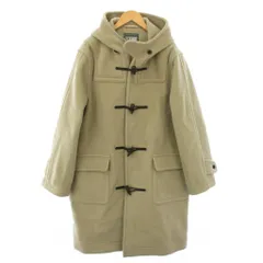 グレンモア GLENMORE BRITISH MADE 別注 ヘリンボーンダッフルコート アウター 40 グリーン /TK