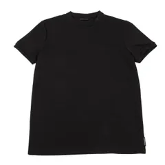 エンポリオアルマーニEMPORIO ARMANI デザイン織りTシャツ 黒L