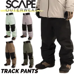 25-26 SCAPE/エスケープ TRACK pant 着用説明動画 メンズ レディース 防水パンツ スノーボードウェア スノーウェアー 2026