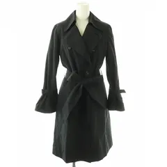 イネド INED トレンチコート スプリング ロング 9 紺 ネイビー /AT ■OS