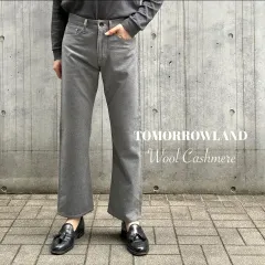 【良品】 TOMORROWLAND / ウールカシミヤ　フランネル　5ポケットパンツのサムネイル