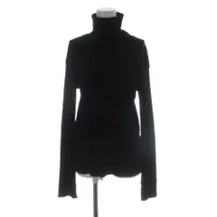 ドゥーズィエムクラス DEUXIEME CLASSE rib タートル ニット セーター ウール 黒 ブラック 長袖 /AB ■OS