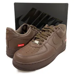 SUPREME シュプリーム × NIKE ナイキ CU9225-200 AIR FORCE 1 LOW SP エアフォース シューズ ブラウン サイズUS9.5=27.5cm 正規品 / 32849