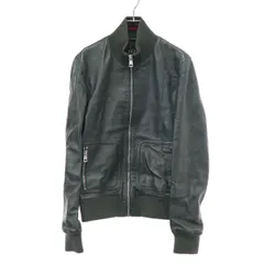 GUCCI グッチ ラムレザーボンバージャケット 232889 グリーン 48のサムネイル