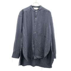 リネン100% MARKAWARE ヘンプ長袖シャツ グレー - メルカリ