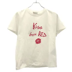 RED VALENTINO レッド ヴァレンティノ Kiss form RED プリントTシャツ 1R3MG14U6LG ホワイト Sのサムネイル