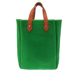 Hender Scheme エンダースキーマ reversible bag large レザーリバーシブルバッグ  グリーンのサムネイル