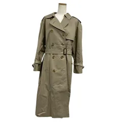 バーバリーズ Burberrys ノバチェック ベルト付き トレンチコート ベージュ レディース【中古】