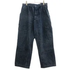 COMOLI コモリ 22AW デニムオーバーパンツ W03-03002 インディゴ 0