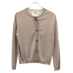 JIL SANDER ジルサンダー 17SS ウールシルクノーカラーカーディガン JSPK754312 ピンク系 34のサムネイル