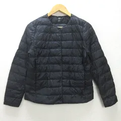 g■ユニクロ/UNIQLO ウルトラライトダウンコンパクトジャケット【L】黒/LADIES/D6【中古】■