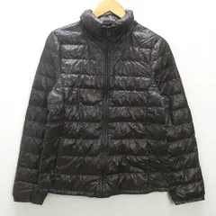 g■ユニクロ/UNIQLO プレミアムウルトラライトダウンジャケット【L】茶/LADIES/G2【中古】■
