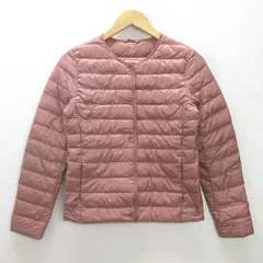 g■ユニクロ/UNIQLO ウルトラライトダウンコンパクトジャケット【M】ピンク/LADIES/A7【中古】■