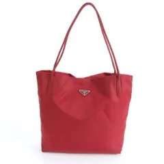 美品 プラダ テスート ナイロン トライアングルロゴ トート バッグ 肩掛け ショルダー ハンド A4 レディース RME DO15-5【中古】