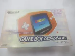  ゲーム ゲームボーイアドバンス 本体 AGB-001 オレンジ 箱付き ジャンク品