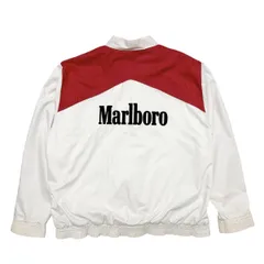 古着 マルボロ Marlboro レーシングジャケット ブルゾン ジャンパー 切替デザイン クリーニング済み メンズL