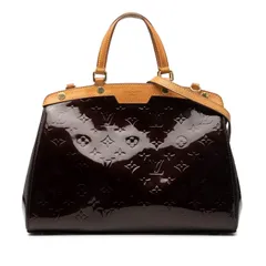 ルイ ヴィトン モノグラム ヴェルニ ブレアMM ハンドバッグ ショルダーバッグ 2WAY M91619 アマラント パープル パテントレザー レディース LOUIS VUITTON【1-0256938】