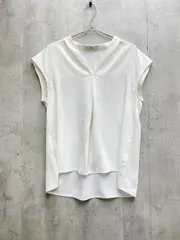 URBAN RESEARCH Sonny Label アーバンリサーチサニーレーベル フロントタック フレンチスリーブ ブラウス sizeF/白 ■◆レディース