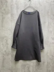 SHIPS シップス ダンボールニュアンスカラーステッチチュニック sizeONE/グレー ■◇◎レディース