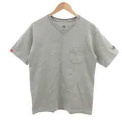 ザノースフェイス THE NORTH FACE Tシャツ カットソー 半袖 M グレー Vネック 胸ポケット NT31603 /IU