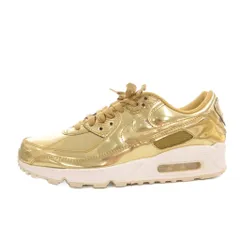 ナイキ NIKE Women's Air Max 90 スニーカー シューズ ローカット ロゴ 28.5 ゴールドカラー CQ6639-700 /FF ■GY18