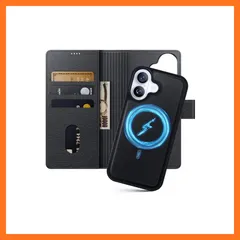 【新品】 NIMASO iPhone 17 用 ケース 手帳型 分離式 プレミアムPUレザーケース MagSafe対応 マグネット充電対応 携帯カバー カード収納 全面保護 耐衝撃 いPhone 17 カバー 保護ケース 磁力強化 傷付き防止 スタンド機能 0