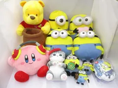  ホビー 怪盗グルー ミニオン カービィ 他 ぬいぐるみ マスコット ストラップ 等 グッズセット 【まとめ売り 中古品】