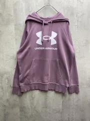 UNDER ARMOUR アンダーアーマー プリント プルオーバー パーカー sizeLG/紫 ◇■レディース