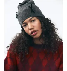 ザラ リボン ニット ビーニー