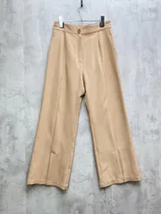 SLOBE IENA スローブイエナ センタースリット パンツ sizeF/ベージュ ■◇レディース