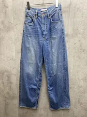 AZUL BY MOUSSY アズールバイマウジー ハイウエストワイド デニムパンツ size25/ブルー ■■レディース