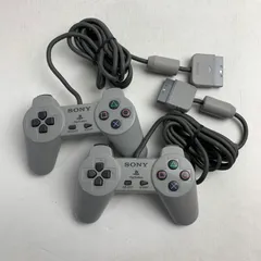 【現状渡し品】 PlayStation PS プレイステーション プレステ コントローラー 2つ セット まとめ 【024-260225-mh-08-fuz】