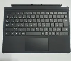 ​​【純正】Surface Pro 7 6 5 4 対応 タイプカバー ブラック 黒 | Model 1725 | Microsoft サーフェス プロ キーボード 外付け 日本語配列 動作確認済 | 中古 互換性 SurfacePro 40