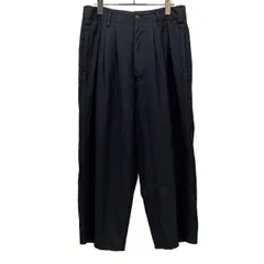 Y's for men ウールサージ3タック脇テープワイドパンツ サイドライン スラックス Archive 90s Yohji Yamamoto Pour Hommeのサムネイル
