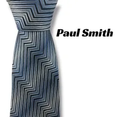 【7966】美品ー良品！ポールスミス　ネクタイ　水色系