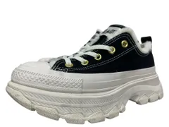 CONVERSE (コンバース) TREKWAVE BOA OX トレックウエーブ ボア ローカットスニーカー 1SE255 23cm US4 ブラック×ホワイト レディース/045