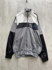 adidas アディダス トラック ジャケット sizeM/黒ｘグレー ◇■メンズ
