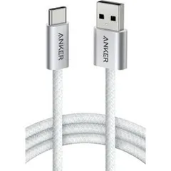 【新品・3営業日で発送】ANKER アンカー ANKER ZOLO USB-C ＆ USB-A ケーブル 1.8M ホワイト