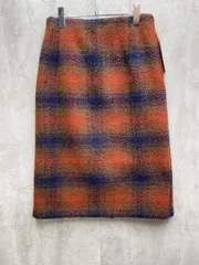 新品 Rope Picnic ロペピクニック BIGチェックアイライン スカート size40/レンガ系 ◆■レディース