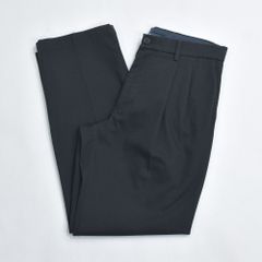 00～10s DOCKERS ドッカーズ 2タック リラックスフィット ストレッチ チノ トラウザーズ チノーズ チノパン ワークパンツ ブラック ヴィンテージ ビンテージ USA アメリカ古着 メンズW32インチ